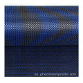 Tela de tela híbrida de aramid de carbono azul liso